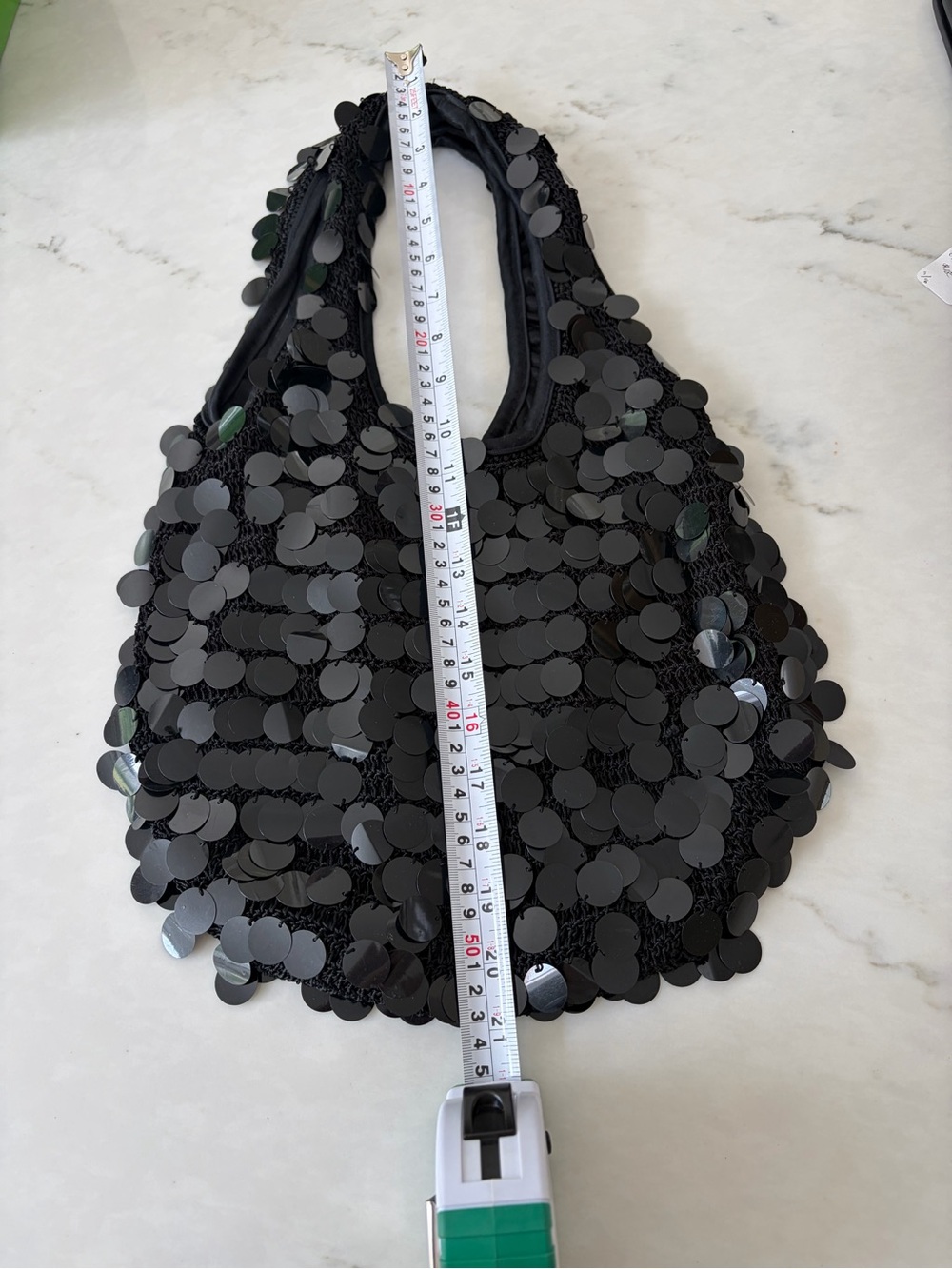 Black shoulder bag